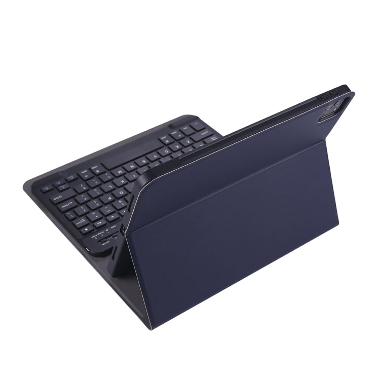A11B Bluetooth 3.0 Ultra-thin ABS Detachable Bluetooth Keyboard Leather Tablet Case with Holder & Pen Slot for iPad Pro 11 inch 2021 (Dark Blue) - For iPad Pro by PMC TechLife | Online Shopping South Africa | PMC TechLife