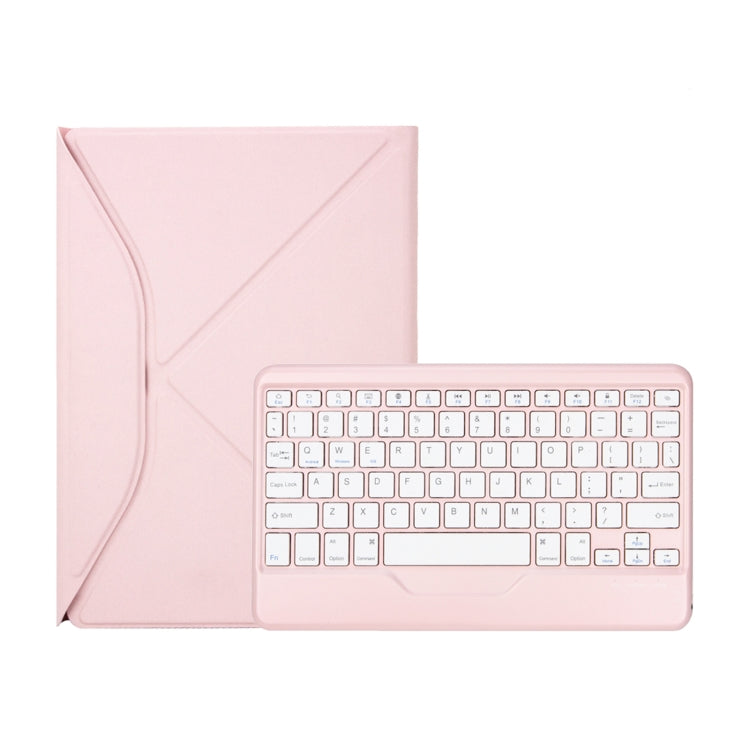 Z11B Pen Slot Bluetooth Keyboard Leather Tablet Case For iPad Pro 11 2021/2020/2018 (Pink) - For iPad Pro by PMC TechLife | Online Shopping South Africa | PMC TechLife