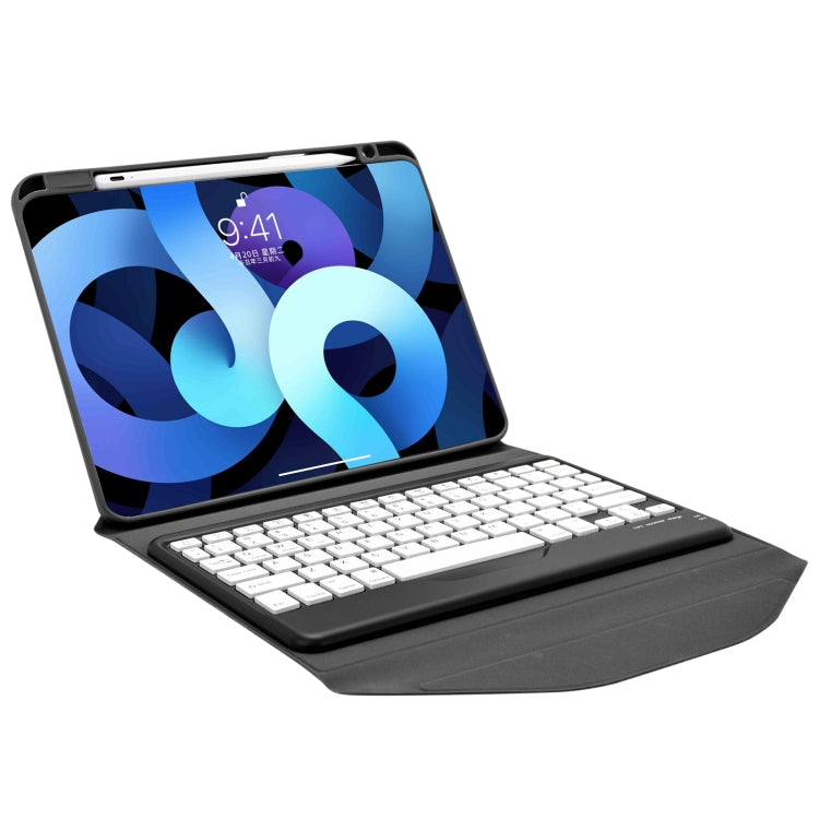 Z102B Pen Slot Bluetooth Keyboard Leather Tablet Case For iPad 10.2 2021/2020/2019 (Black) - For iPad Pro by PMC TechLife | Online Shopping South Africa | PMC TechLife