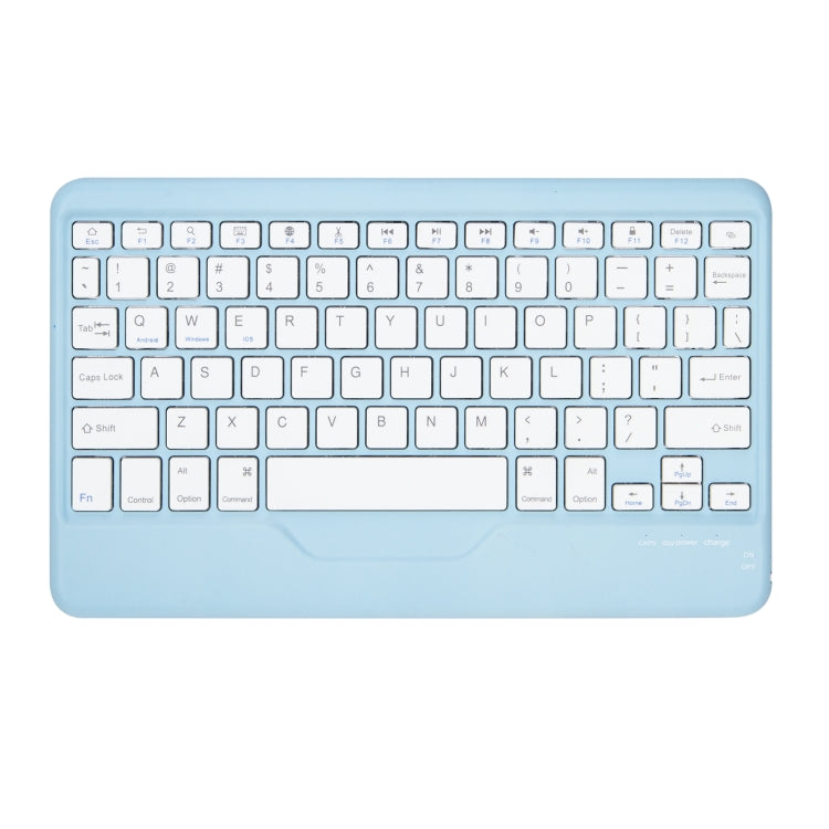 Z102B Pen Slot Bluetooth Keyboard Leather Tablet Case For iPad 10.2 2021/2020/2019 (Sky Blue) - For iPad Pro by PMC TechLife | Online Shopping South Africa | PMC TechLife