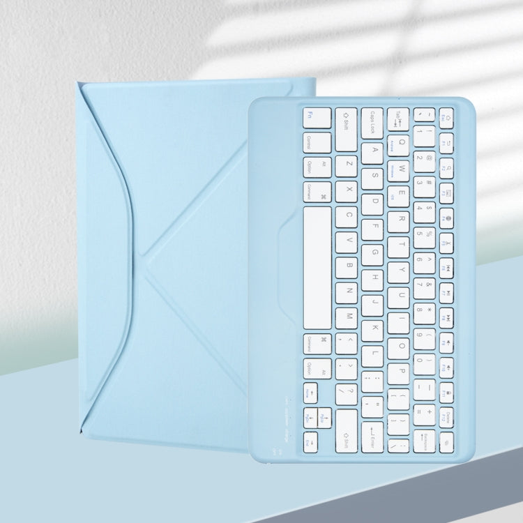 Z102B Pen Slot Bluetooth Keyboard Leather Tablet Case For iPad 10.2 2021/2020/2019 (Sky Blue) - For iPad Pro by PMC TechLife | Online Shopping South Africa | PMC TechLife