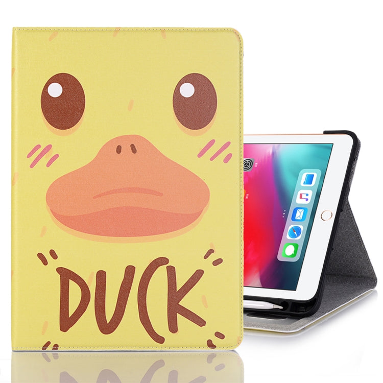 Duck Pattern Horizontal Flip Leather Case for iPad Air 11 2024 / iPad Pro 11 inch (2018),with Card Slots & Holder & Wallet & Photo Frame & Pen slot - iPad Pro 11 (2018) Cases by PMC TechLife | Online Shopping South Africa | PMC TechLife | Buy Now Pay Later Mobicred