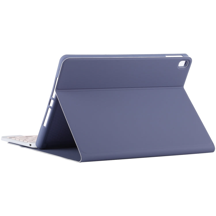 TG11B Detachable Bluetooth Pink Keyboard + Microfiber Leather Tablet Case for iPad Pro 11 inch (2020), with Pen Slot & Holder (Purple) - For iPad Pro by PMC TechLife | Online Shopping South Africa | PMC TechLife