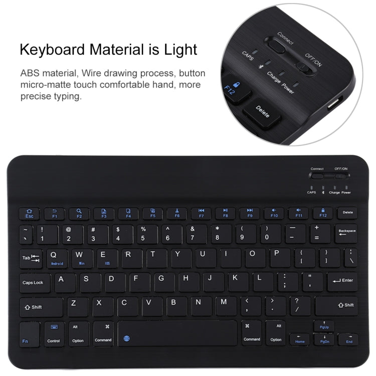 TG11B Detachable Bluetooth Black Keyboard + Microfiber Leather Tablet Case for iPad Pro 11 inch (2020), with Pen Slot & Holder (Dark Green) - free shipping - PMC TechLife - Order now!