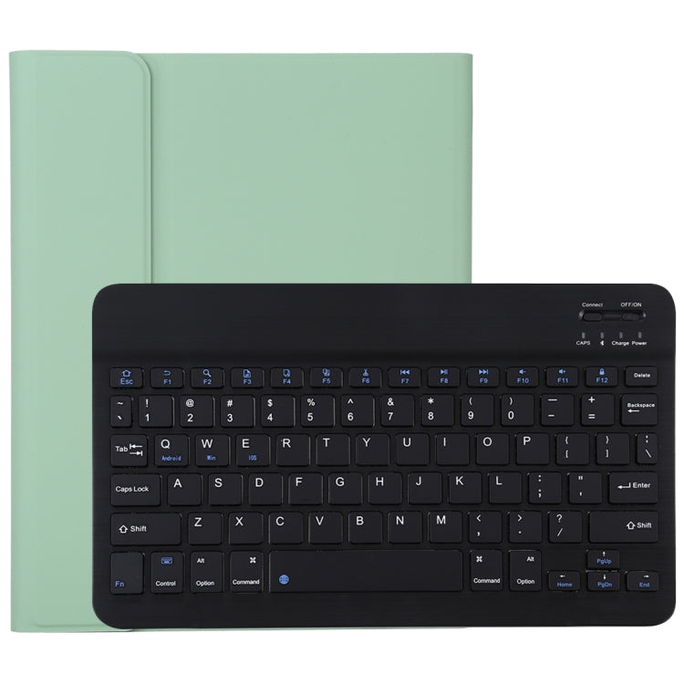 TG11B Detachable Bluetooth Black Keyboard + Microfiber Leather Tablet Case for iPad Pro 11 inch (2020), with Pen Slot & Holder (Green) - free shipping - PMC TechLife - Order now!