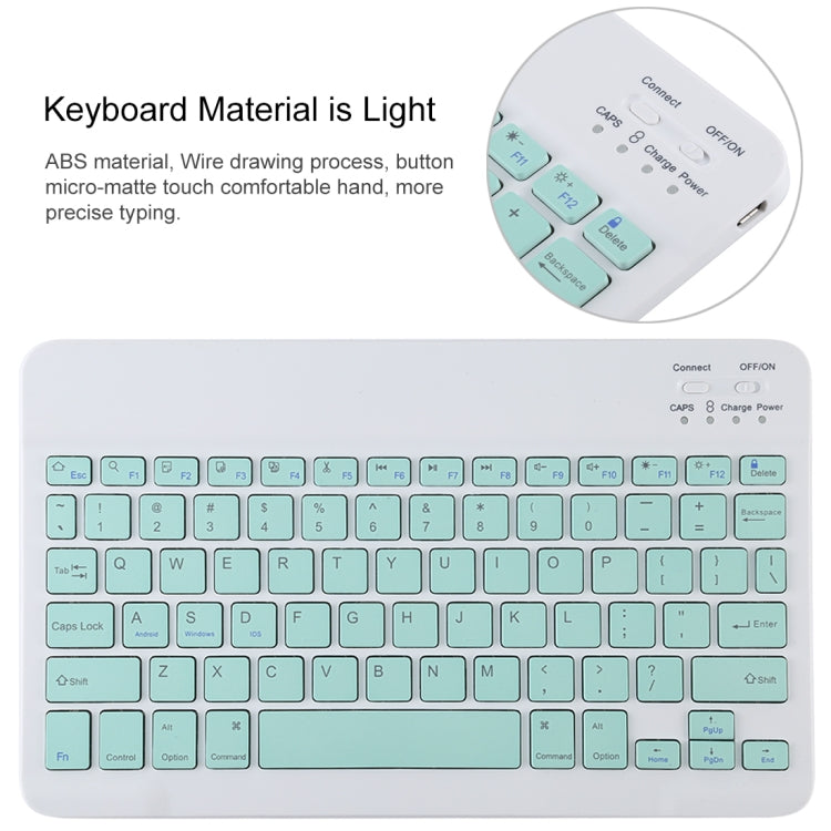 TG11B Detachable Bluetooth Green Keyboard + Microfiber Leather Tablet Case for iPad Pro 11 inch (2020), with Pen Slot & Holder (Orange) - For iPad Pro by PMC TechLife | Online Shopping South Africa | PMC TechLife