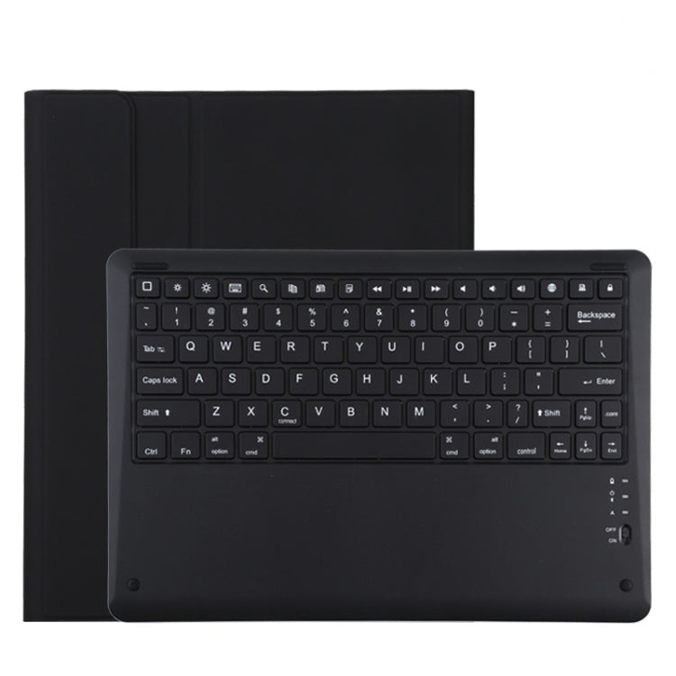 T129 Detachable Bluetooth Black Keyboard Microfiber Leather Tablet Case for iPad Pro 12.9 inch (2020), with Holder (Black) - For iPad Pro by PMC TechLife | Online Shopping South Africa | PMC TechLife