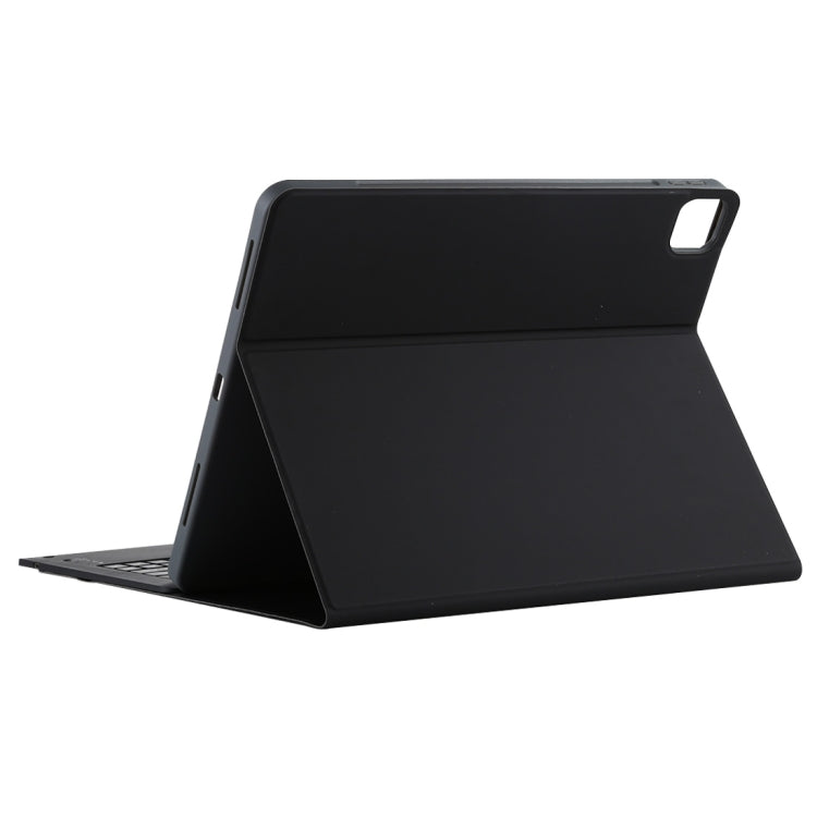 T129 Detachable Bluetooth Black Keyboard Microfiber Leather Tablet Case for iPad Pro 12.9 inch (2020), with Holder (Black) - For iPad Pro by PMC TechLife | Online Shopping South Africa | PMC TechLife