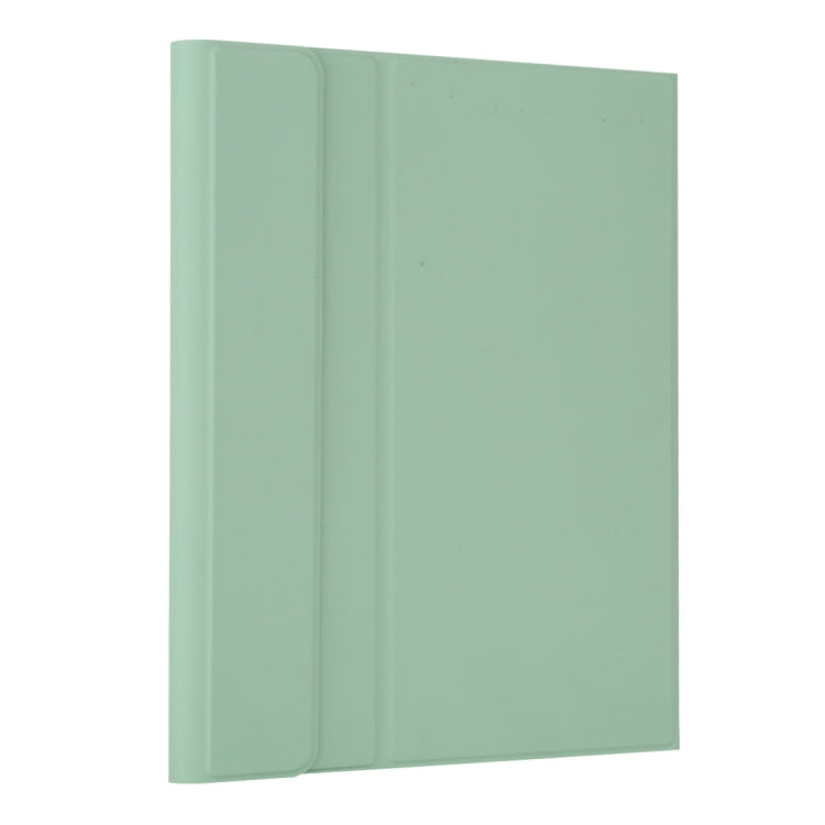 T129 Detachable Bluetooth Black Keyboard Microfiber Leather Tablet Case for iPad Pro 12.9 inch (2020), with Holder (Green) - For iPad Pro by PMC TechLife | Online Shopping South Africa | PMC TechLife