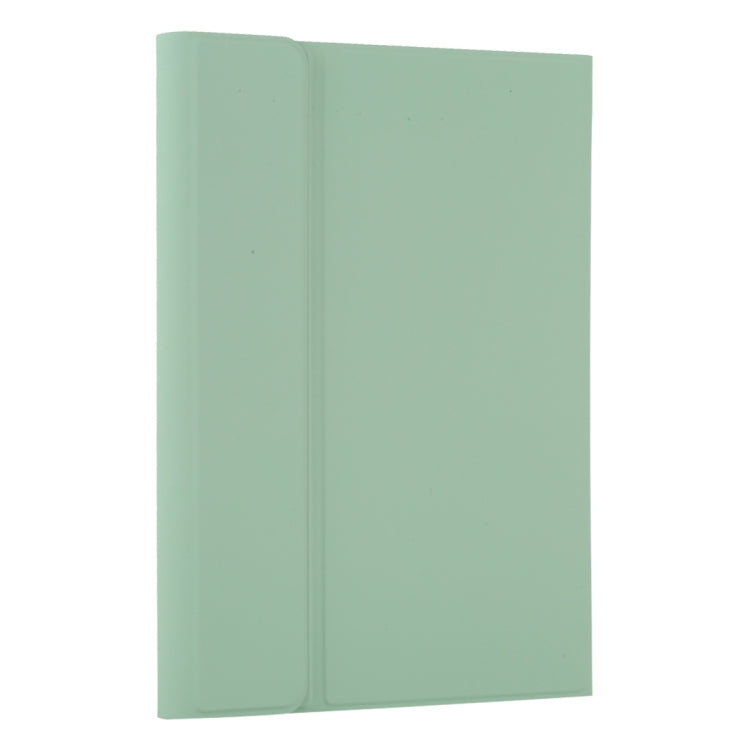 TG11BC Detachable Bluetooth White Keyboard Microfiber Leather Tablet Case for iPad Pro 11 inch (2020), with Touchpad & Pen Slot & Holder (Green) - For iPad Pro by PMC TechLife | Online Shopping South Africa | PMC TechLife | Buy Now Pay Later Mobicred
