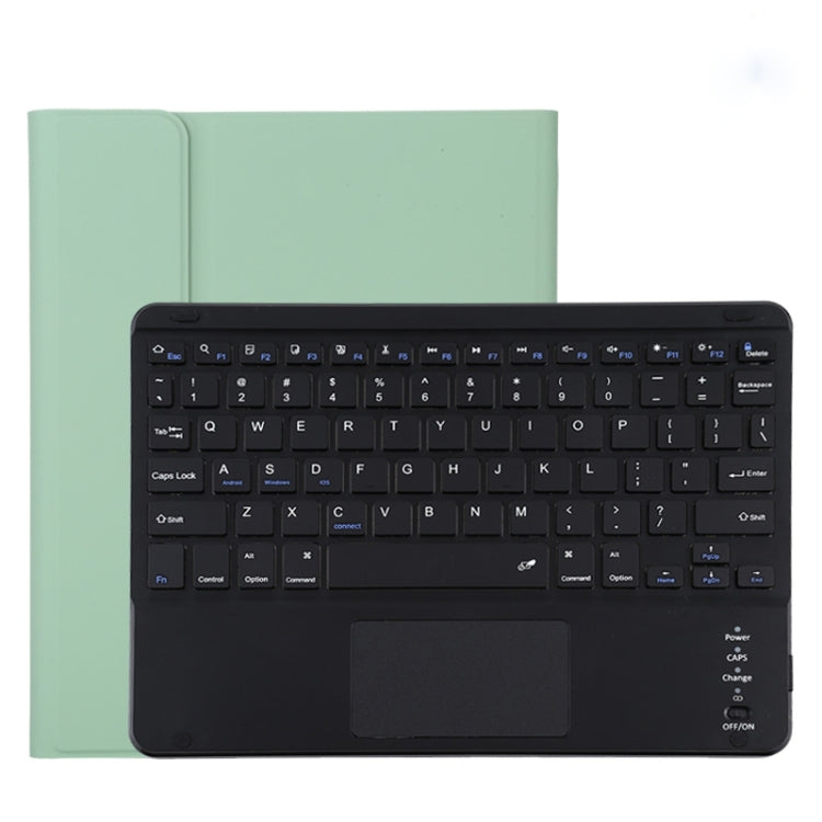 TG11BC Detachable Bluetooth Black Keyboard Microfiber Leather Tablet Case for iPad Pro 11 inch (2020), with Touchpad & Pen Slot & Holder (Green) - For iPad Pro by PMC TechLife | Online Shopping South Africa | PMC TechLife | Buy Now Pay Later Mobicred