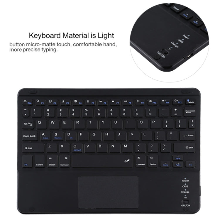 TG11BC Detachable Bluetooth Black Keyboard Microfiber Leather Tablet Case for iPad Pro 11 inch (2020), with Touchpad & Pen Slot & Holder (Purple) - For iPad Pro by PMC TechLife | Online Shopping South Africa | PMC TechLife