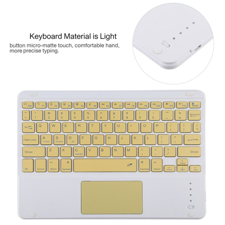 TG11BC Detachable Bluetooth Yellow Keyboard Microfiber Leather Tablet Case for iPad Pro 11 inch (2020), with Touchpad & Pen Slot & Holder (Black) - For iPad Pro by PMC TechLife | Online Shopping South Africa | PMC TechLife