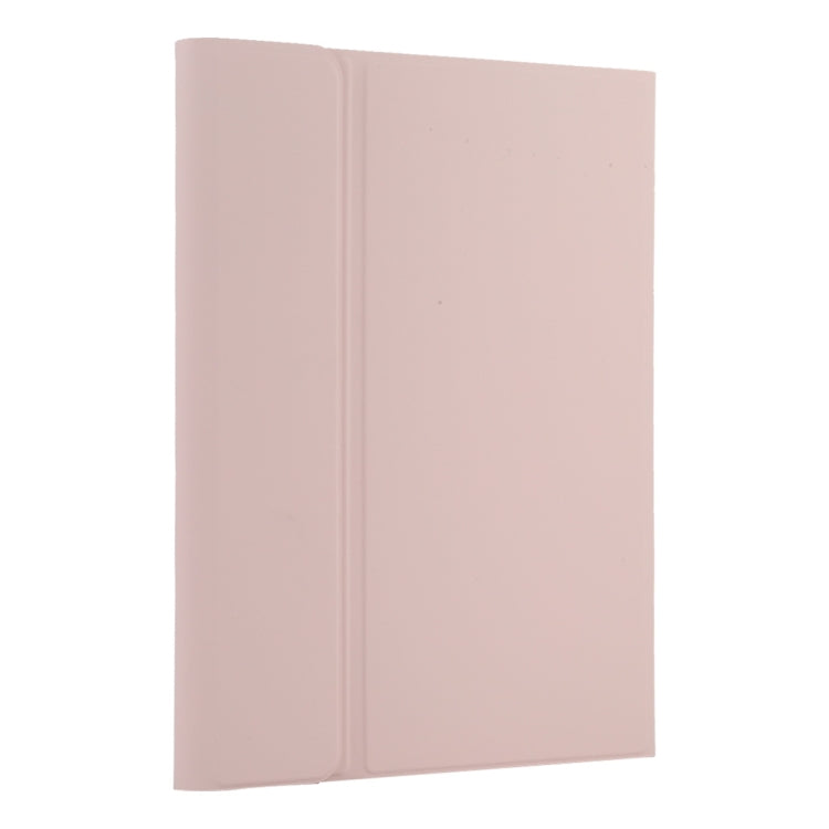 TG11BC Detachable Bluetooth Yellow Keyboard Microfiber Leather Tablet Case for iPad Pro 11 inch (2020), with Touchpad & Pen Slot & Holder (Pink) - free shipping - PMC TechLife - Order now!