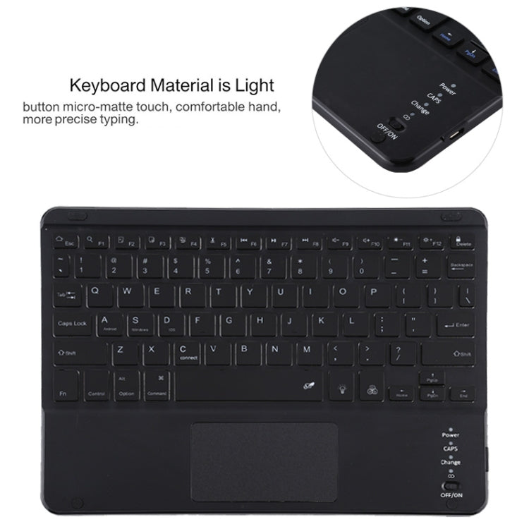 TG11BCS Detachable Bluetooth Black Keyboard Microfiber Leather Tablet Case for iPad Pro 11 inch (2020), with Backlight & Touchpad & Pen Slot & Holder (Pink) - For iPad Pro by PMC TechLife | Online Shopping South Africa | PMC TechLife