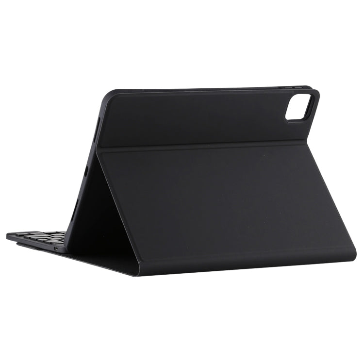 TG11BS Detachable Bluetooth Black Keyboard + Microfiber Leather Tablet Case for iPad Pro 11 inch (2020), with Backlight & Pen Slot & Holder(Black) - For iPad Pro by PMC TechLife | Online Shopping South Africa | PMC TechLife