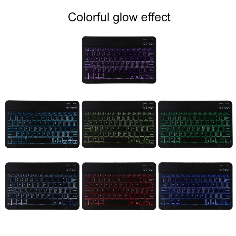 TG11BS Detachable Bluetooth Black Keyboard + Microfiber Leather Tablet Case for iPad Pro 11 inch (2020), with Backlight & Pen Slot & Holder(Black) - For iPad Pro by PMC TechLife | Online Shopping South Africa | PMC TechLife