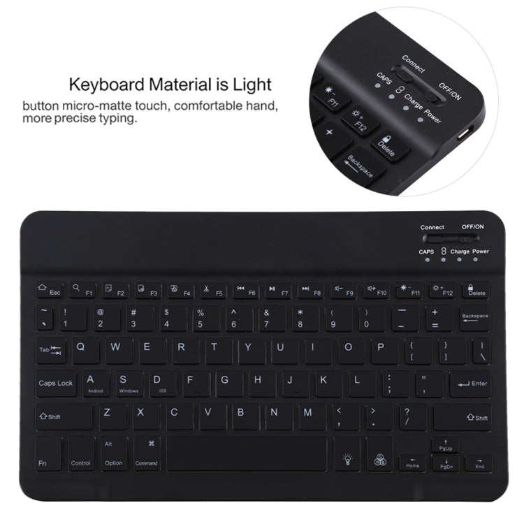 TG11BS Detachable Bluetooth Black Keyboard + Microfiber Leather Tablet Case for iPad Pro 11 inch (2020), with Backlight & Pen Slot & Holder(Black) - For iPad Pro by PMC TechLife | Online Shopping South Africa | PMC TechLife