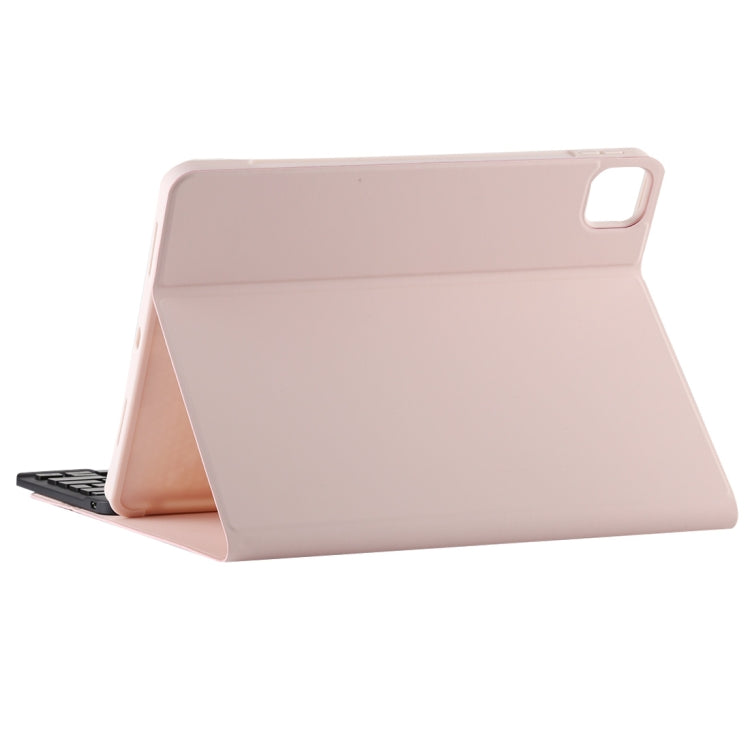 TG11BS Detachable Bluetooth Black Keyboard + Microfiber Leather Tablet Case for iPad Pro 11 inch (2020), with Backlight & Pen Slot & Holder(Pink) - free shipping - PMC TechLife - Order now!