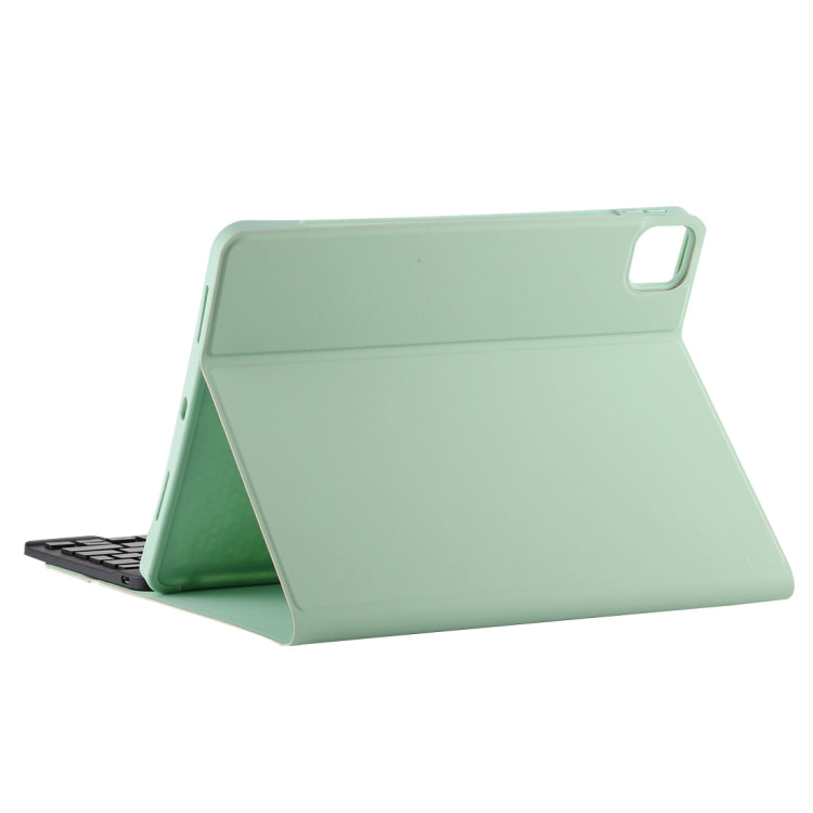 TG11BS Detachable Bluetooth Black Keyboard + Microfiber Leather Tablet Case for iPad Pro 11 inch (2020), with Backlight & Pen Slot & Holder(Green) - For iPad Pro by PMC TechLife | Online Shopping South Africa | PMC TechLife