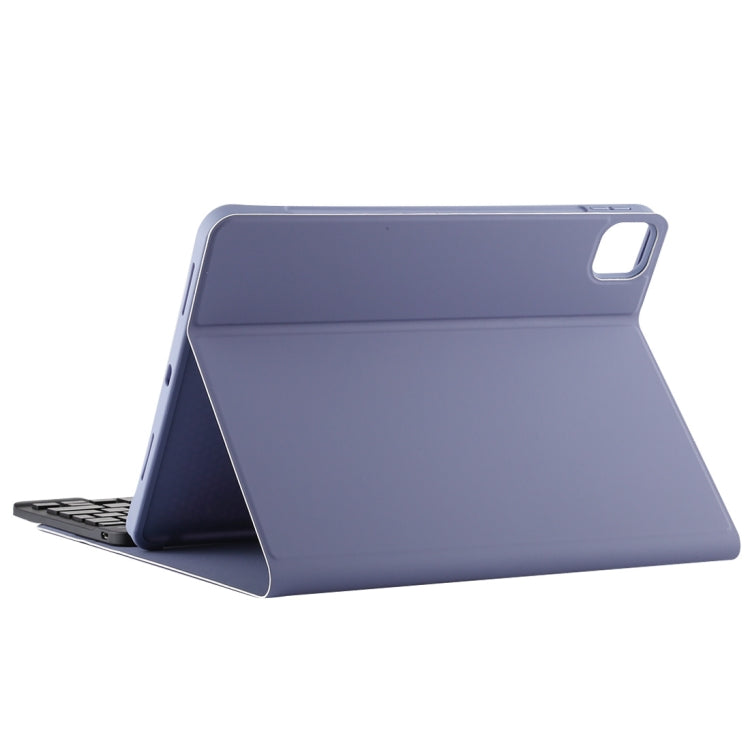 TG11BS Detachable Bluetooth Black Keyboard + Microfiber Leather Tablet Case for iPad Pro 11 inch (2020), with Backlight & Pen Slot & Holder(Purple) - For iPad Pro by PMC TechLife | Online Shopping South Africa | PMC TechLife