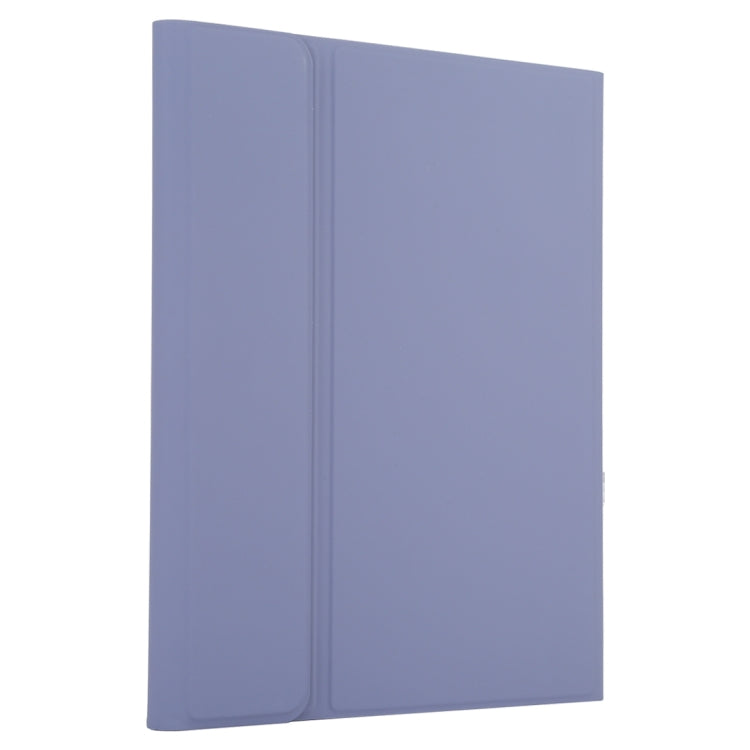 TG-102BCS Detachable Bluetooth Black Keyboard + Microfiber Leather Tablet Case for iPad 10.2 inch / iPad Air (2019), with Touch Pad & Backlight & Pen Slot & Holder (Purple) - For iPad Air by PMC TechLife | Online Shopping South Africa | PMC TechLife