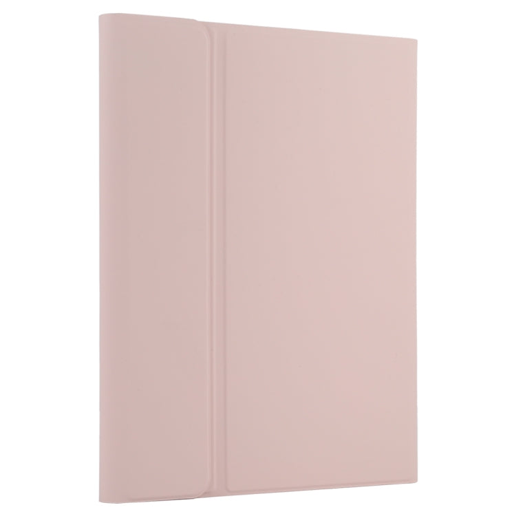 TG-102BC Detachable Bluetooth Green Keyboard + Microfiber Leather Tablet Case for iPad 10.2 inch / iPad Air (2019), with Touch Pad & Pen Slot & Holder (Pink) - For iPad Air by PMC TechLife | Online Shopping South Africa | PMC TechLife