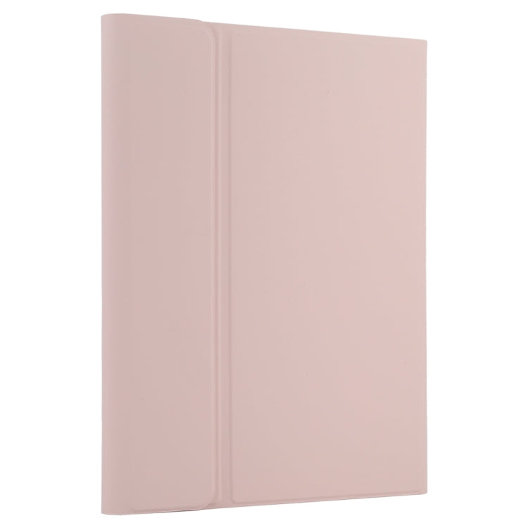 TG97BC Detachable Bluetooth Black Keyboard + Microfiber Leather Tablet Case for iPad 9.7 inch, with Touch Pad & Pen Slot & Holder(Pink) - Universal by PMC TechLife | Online Shopping South Africa | PMC TechLife