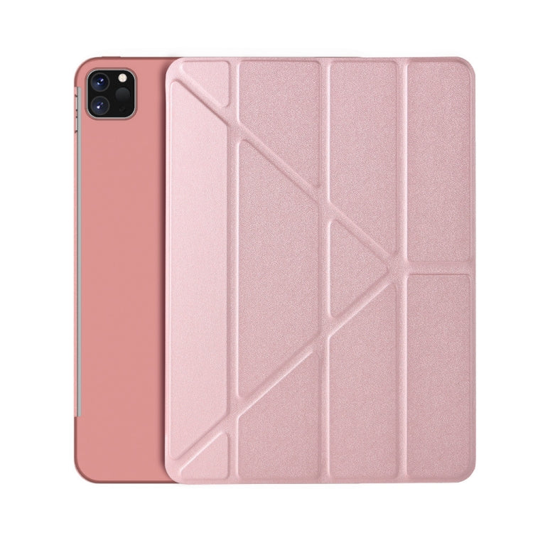 Horizontal Flip Ultra-thin Magnetic PU Leather Case for iPad Air 11 2024 / iPad Pro 11 inch 2018/2020/2021, with  Sleep / Wake-up Function(Rose Gold) - iPad Pro 11 (2018) Cases by PMC TechLife | Online Shopping South Africa | PMC TechLife | Buy Now Pay Later Mobicred