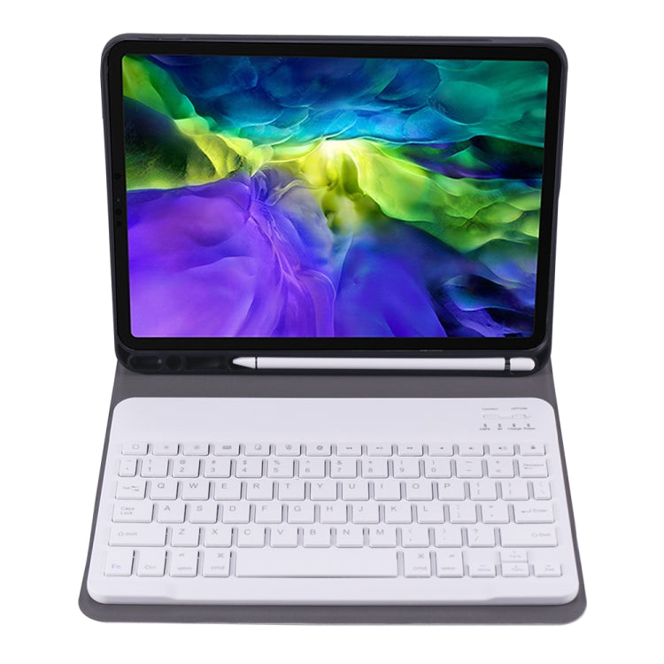 A11B 2020 Ultra-thin ABS Detachable Bluetooth Keyboard Tablet Case for iPad Pro 11 2022 / 2021 / Air4 / Air5, with Pen Slot & Holder (Rose Gold) - For iPad Pro by PMC Jewellery | Online Shopping South Africa | PMC Jewellery | Buy Now Pay Later Mobicred