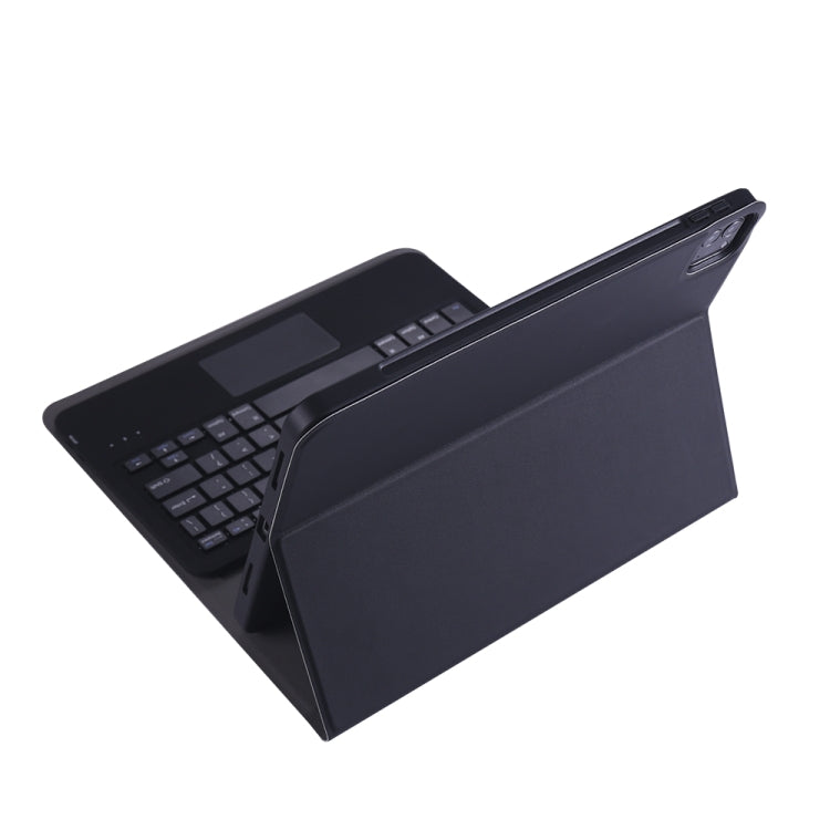 A11B-A 2020 Ultra-thin ABS Detachable Bluetooth Keyboard Tablet Case for iPad Pro 11 2022 / 2021 / Air4 / Air5, with Touchpad & Pen Slot & Holder (Black) - For iPad Pro by PMC Jewellery | Online Shopping South Africa | PMC Jewellery | Buy Now Pay Later Mobicred