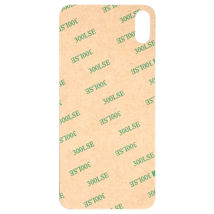 Easy Replacement Big Camera Hole Glass Back Battery Cover with Adhesive for iPhone X(White) - free shipping - PMC TechLife - Order now!