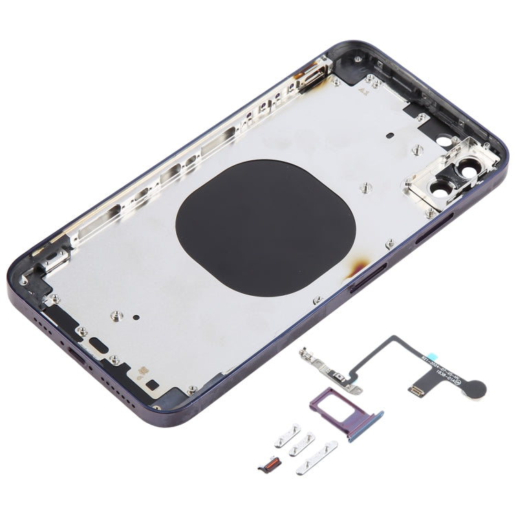 Back Cover with Appearance Imitation of iP14 Pro Max for iPhone XS Max(Purple) - Back Cover by PMC Jewellery | Online Shopping South Africa | PMC Jewellery | Buy Now Pay Later Mobicred