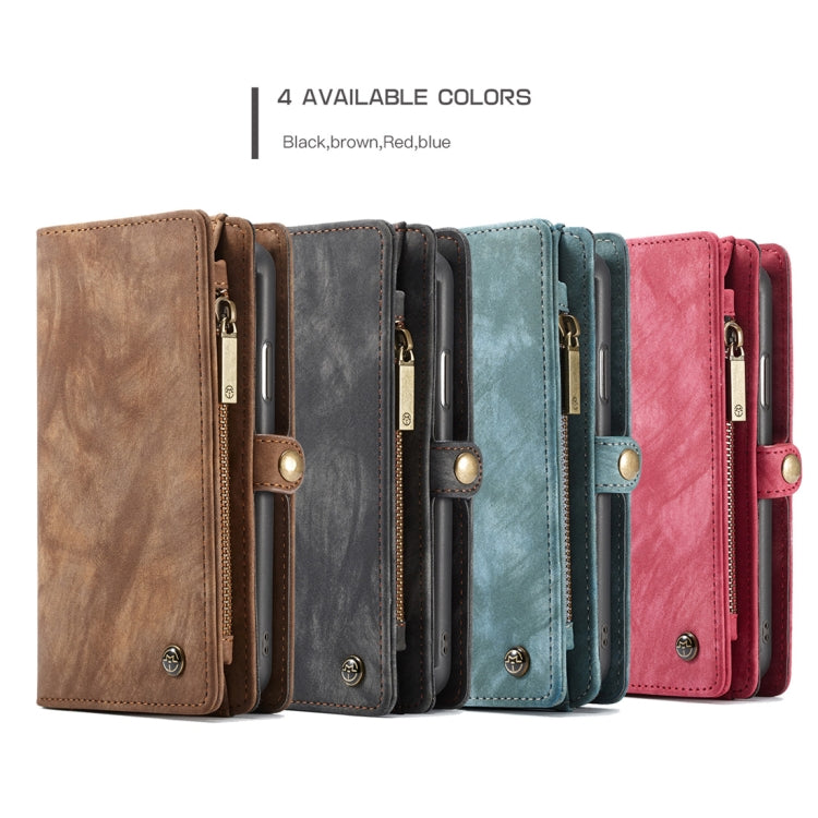For iPhone XS Max CaseMe Detachable Multifunctional Horizontal Flip Leather Case with Card Slot & Holder & Zipper Wallet & Photo Frame (Black) - More iPhone Cases by CaseMe | Online Shopping South Africa | PMC Jewellery | Buy Now Pay Later Mobicred