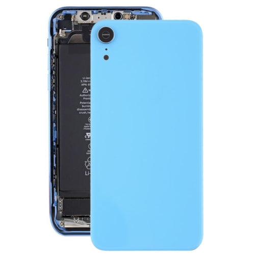 Battery Back Cover with Back Camera Bezel & Lens & Adhesive  for iPhone XR(Blue) - Back Cover by PMc TechLife | Online Shopping South Africa | PMc TechLife | Buy Now Pay Later Mobicred