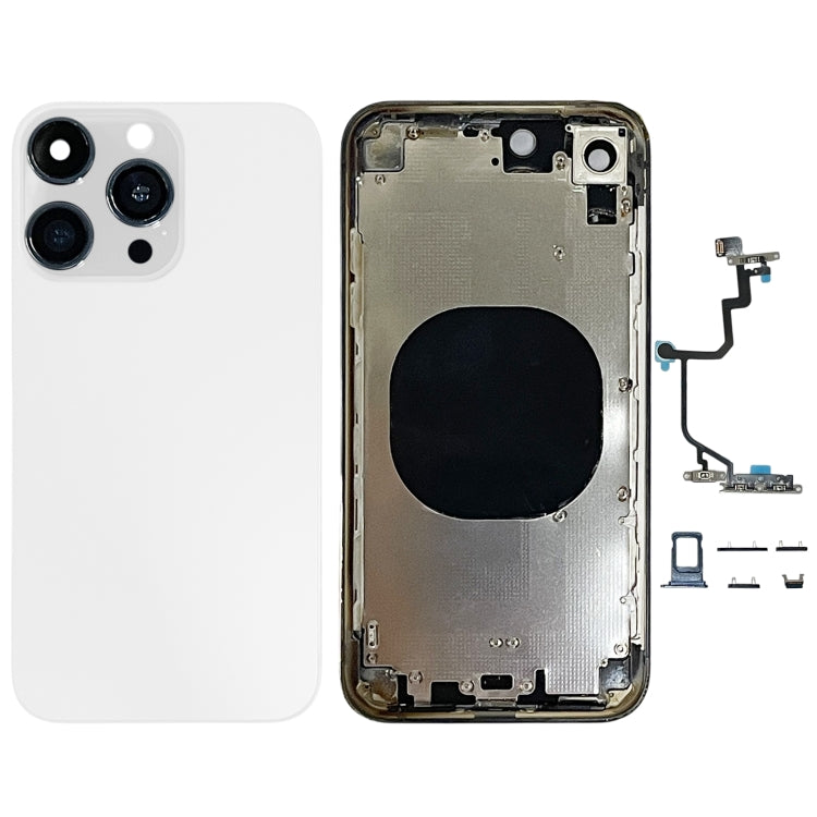 Back Cover with Appearance Imitation of iP15 Pro for iPhone XR(White) - Back Cover by PMC TechLife | Online Shopping South Africa | PMC TechLife | Buy Now Pay Later Mobicred