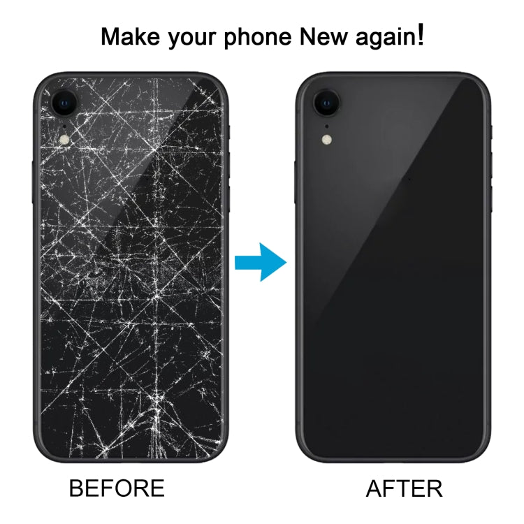 Back Cover with Appearance Imitation of iP15 Pro for iPhone XR(Black) - free shipping - PMC TechLife - Order now!