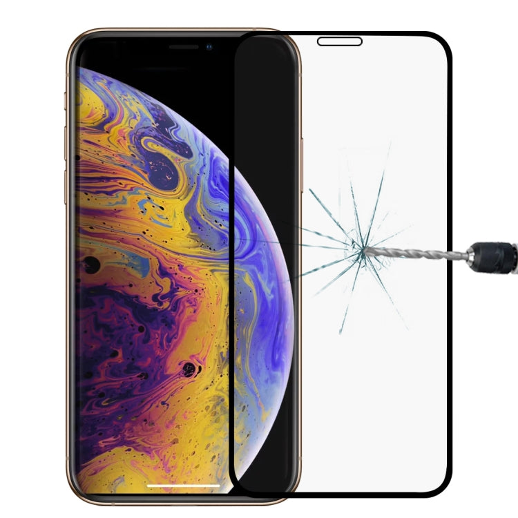 For iPhone 11 Pro / XS / X Anti-scratch 9H 9D Full Screen HD Tempered Glass Film - iPhone X & XS Tempered Glass by PMC TechLife | Online Shopping South Africa | PMC TechLife