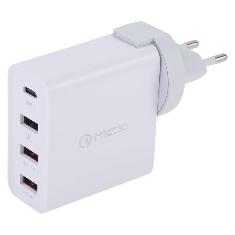 A3P 3A Max Output USB-C / Type-C + QC3.0 + Dual USB 4 Ports Wall Travel Charger, EU Plug - free shipping - PMC Jewellery - Order now!