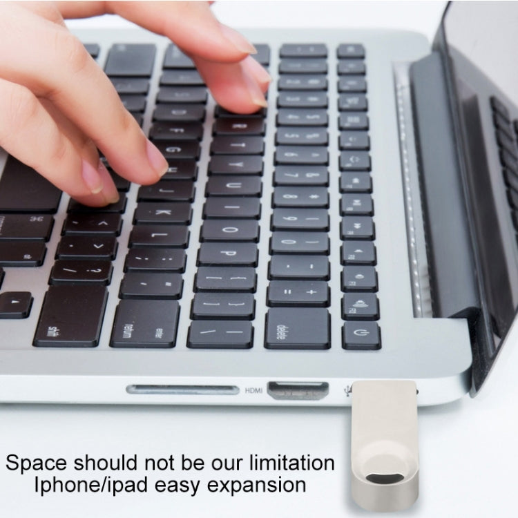 S29 3 in 1 128GB Micro USB + USB + 8 Pin Interface Metal Twister Flash Disk(Silver) - USB Flash Drives by PMC Jewellery | Online Shopping South Africa | PMC Jewellery | Buy Now Pay Later Mobicred
