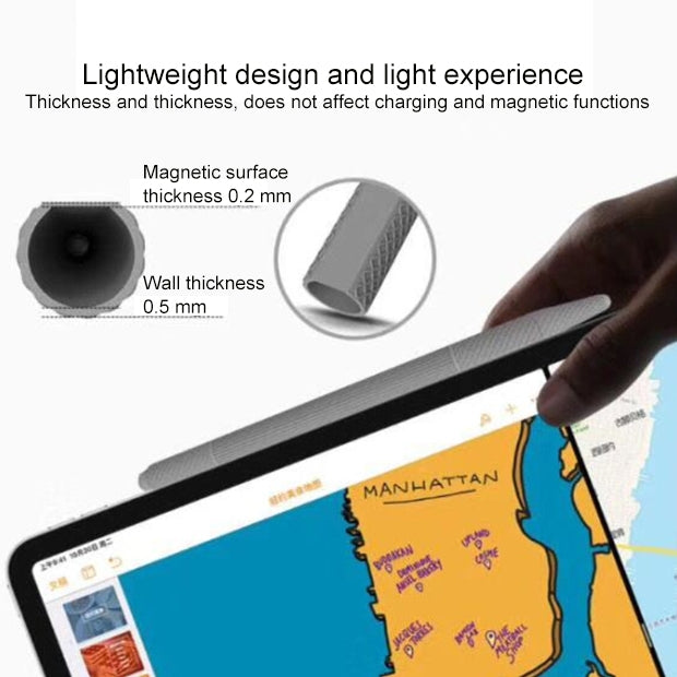 Stylus Pen Silica Gel Shockproof Protective Case for Apple Pencil 2 (Army Green) - Pencil Accessories by PMC Jewellery | Online Shopping South Africa | PMC Jewellery | Buy Now Pay Later Mobicred