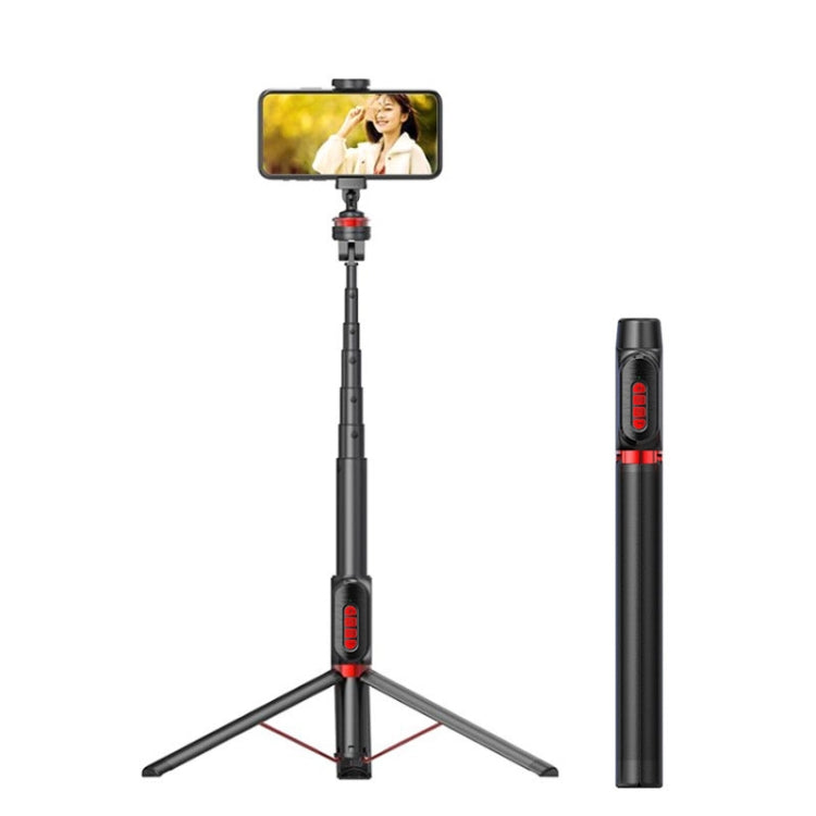 Aluminum Alloy Mobile Phone Bluetooth Selfie Stick Live Floor Tripod Bracket, Height: 1.5m - Selfie Sticks by PMC TechLife | Online Shopping South Africa | PMC TechLife | Buy Now Pay Later Mobicred