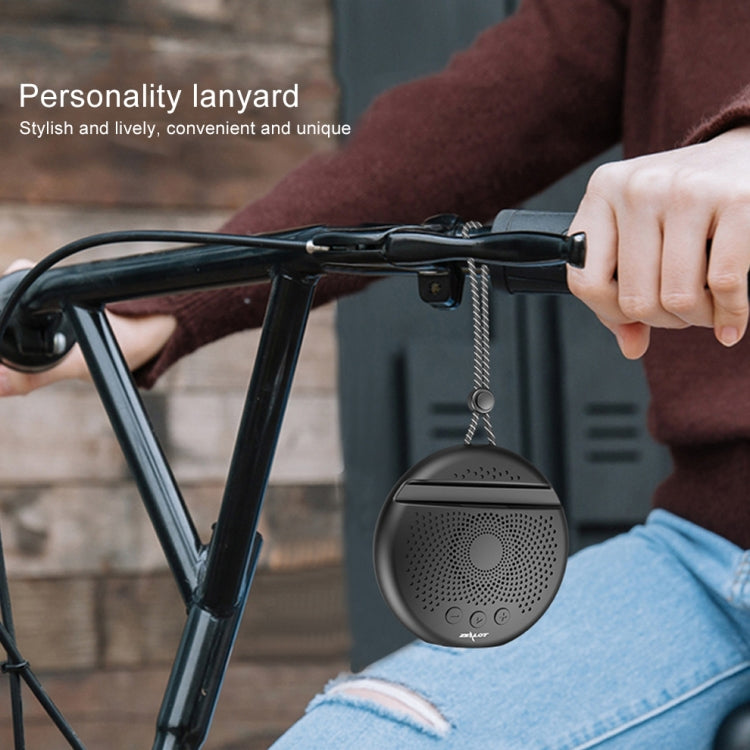 ZEALOT S24 Portable Stereo Bluetooth Speaker with Lanyard & Mobile Card Slot Holder, Supports Hands-free Call & TF Card (Black) - free shipping - PMC Jewellery - Order now!