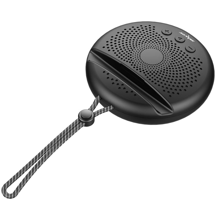 ZEALOT S24 Portable Stereo Bluetooth Speaker with Lanyard & Mobile Card Slot Holder, Supports Hands-free Call & TF Card (Black) - free shipping - PMC Jewellery - Order now!