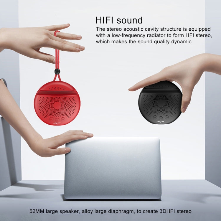 ZEALOT S24 Portable Stereo Bluetooth Speaker with Lanyard & Mobile Card Slot Holder, Supports Hands-free Call & TF Card (Black) - free shipping - PMC Jewellery - Order now!