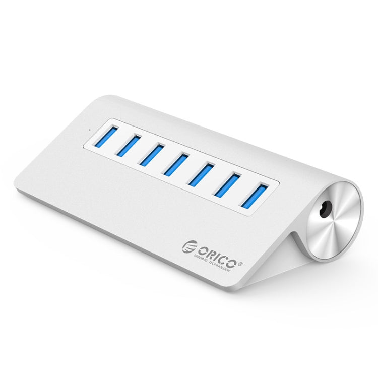 ORICO M3H7-V1 Aluminum Alloy 7 USB 3.0 Ports HUB with 30W Power Adapter - free shipping - PMC Jewellery - Order now!