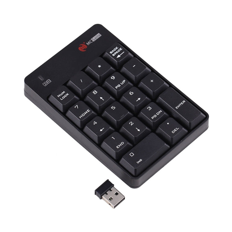 MC Saite SK-51AG 2 in 1 2.4G USB Numeric Wireless Keyboard  & Mini Calculator for Laptop Desktop PC(Black) - free shipping - PMC Jewellery - Order now!