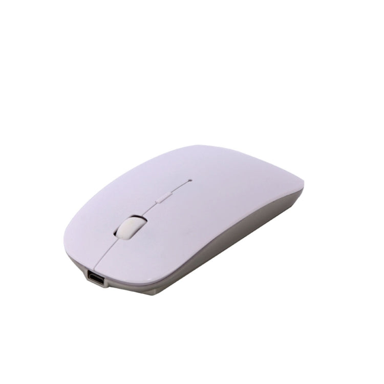 MC-008 Bluetooth 3.0 Battery Charging Wireless Mouse for Laptops and Android System Mobile Phone (White) - Wireless Mice by PMC Jewellery | Online Shopping South Africa | PMC Jewellery | Buy Now Pay Later Mobicred
