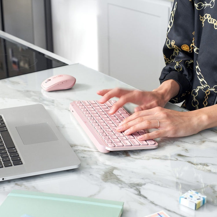 Logitech MX Keys Mini Wireless Bluetooth Ultra-thin Smart Backlit Keyboard (Pink) - free shipping - PMC Jewellery - Order now!