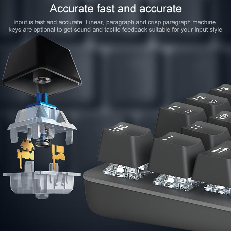 Logitech K835 Mini Mechanical Wired Keyboard, Green Shaft (Black) - free shipping - PMC Jewellery - Order now!